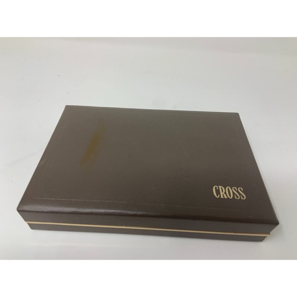 Vtg Texaco Cross l4K Gold Filled Pen & Pencil Set W/Leather Case - Picture 9 of 10